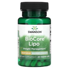 Thực phẩm chức năng Swanson BioCore Lipo Maximum Strength 60 Veggie Caps 087614026664
