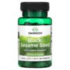 Thực phẩm chức năng Swanson Black Sesame Seed 500 mg 60 Capsules 087614115986