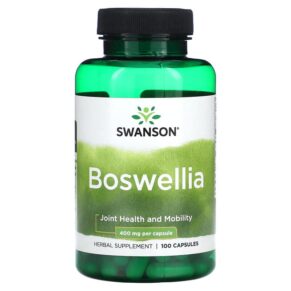 Thực phẩm chức năng Swanson Boswellia 400 mg 100 Capsules 087614019888