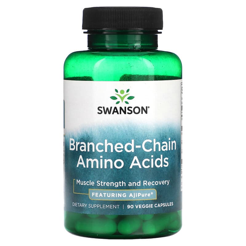 Swanson Branched-Chain Amino Acids 90 Veggie Capsules 8 Thực phẩm chức năng Swanson Branched-Chain Amino Acids 90 Veggie Capsules 087614024530