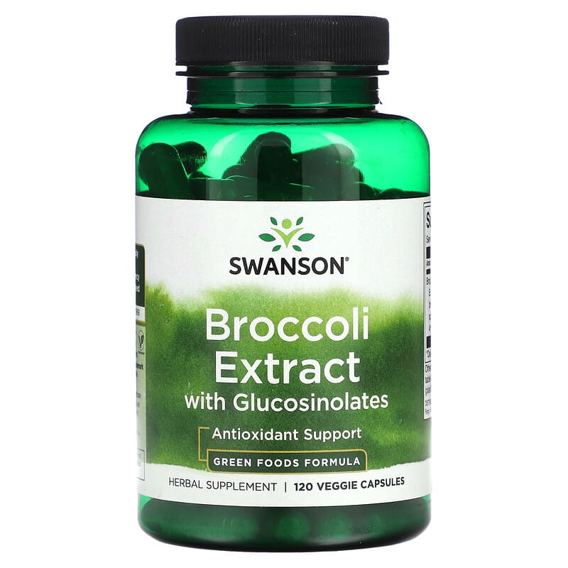 Swanson Broccoli Extract with Glucosinolates 120 Veggie Capsules 8 Thực phẩm chức năng Swanson Broccoli Extract with Glucosinolates 120 Veggie Capsules 087614060354