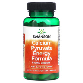 Thực phẩm chức năng Swanson Calcium Pyruvate Energy Formula 60 Capsules 087614023137