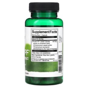 Thực phẩm bổ sung Swanson Cinnulin PF Cinnamon Extract 150 mg 120 Capsules 087614022345