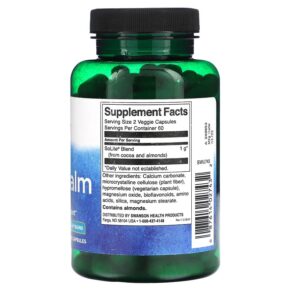 Thực phẩm bổ sung Swanson CocoaCalm 500 mg 120 Veggie Capsule 087614027432