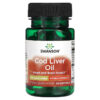 Thực phẩm chức năng Swanson Cod Liver Oil Double Strength 700 mg 30 Softgels 087614117621