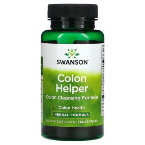 Thực phẩm chức năng Swanson Colon Helper Colon Cleansing Formula 60 Capsules 087614117614