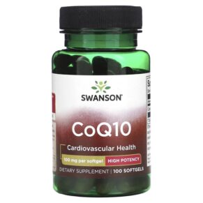 Thực phẩm chức năng Swanson CoQ10 100 mg 100 Softgels 087614025612