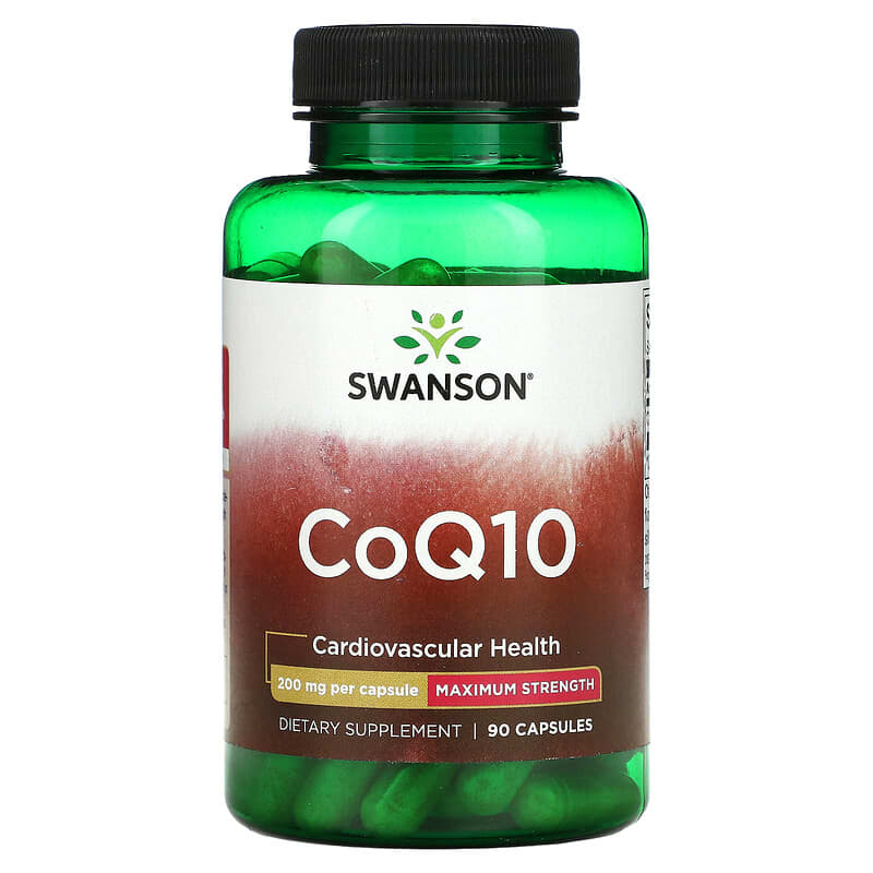 Swanson CoQ10 200 mg 90 Capsules 8 Thực phẩm chức năng Swanson CoQ10 200 mg 90 Capsules 087614020358