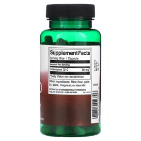 Thực phẩm bổ sung Swanson CoQ10 30 mg 120 Capsules 087614016306