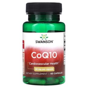 Thực phẩm chức năng Swanson CoQ10 30 mg 60 Capsules 087614016276