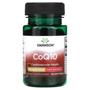 Thực phẩm chức năng Swanson CoQ10 High Potency 100 mg 50 Softgels 087614025605