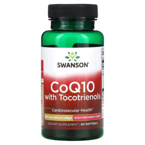 Thực phẩm chức năng Swanson CoQ10 with Tocotrienols 200 mg 60 Softgels 087614023458