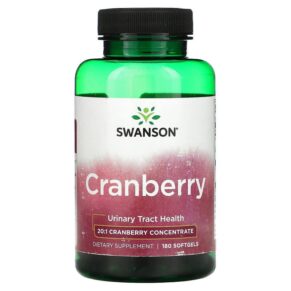 Thực phẩm chức năng Swanson Cranberry 180 Softgels 087614017860