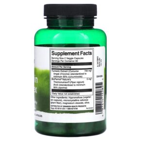 Thực phẩm bổ sung Swanson Curcumin Complex 120 Veggie Capsules 087614142845