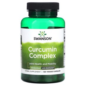 Thực phẩm chức năng Swanson Curcumin Complex 120 Veggie Capsules 087614142845