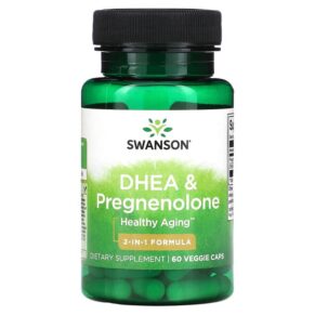 Thực phẩm chức năng Swanson DHE & Pregnenolone 60 Veggie Caps 087614028293
