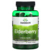 Thực phẩm chức năng Swanson Elderberry Immune Health 120 Veggies Capsules 087614116730