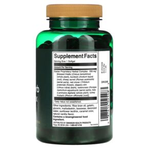 Swanson Essiac Eight Herb Complex 356 mg 120 Softgels 3 Thực phẩm bổ sung Swanson Essiac Eight Herb Complex 356 mg 120 Softgels 087614025483