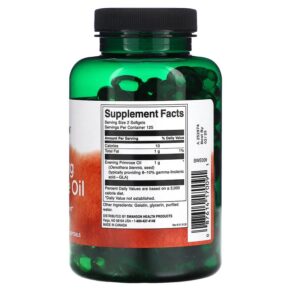 Thực phẩm bổ sung Swanson Evening Primrose Oil 500 mg 250 Softgels 087614170091