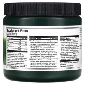 Thực phẩm bổ sung Swanson Fermented Alkalizing Greens Drink Mix With Probiotics 7.4 oz (210 g) 087614100067