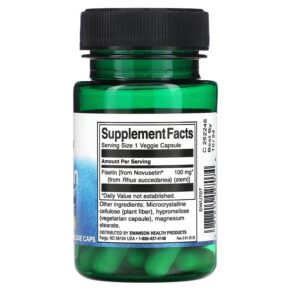 Thực phẩm bổ sung Swanson Fisetin Novusetin 100 mg 30 Veggie Caps 087614027074