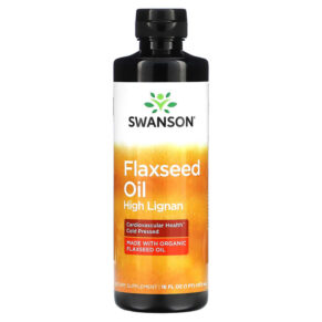 Thực phẩm chức năng Swanson Flaxseed Oil 16 fl oz (473 ml) 087614170060