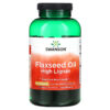Thực phẩm chức năng Swanson Flaxseed Oil High Lignan 980 mg 200 Softgels 087614170053