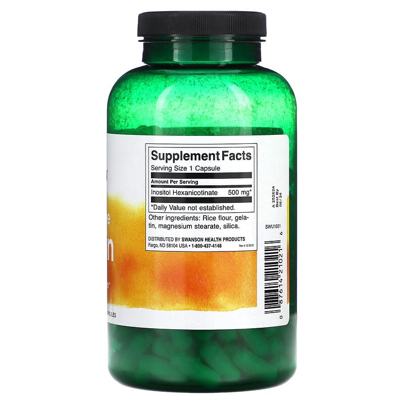 Swanson Flush Free Niacin 500 mg 240 Capsules 2 Thực phẩm bổ sung Swanson Flush Free Niacin 500 mg 240 Capsules 087614210216