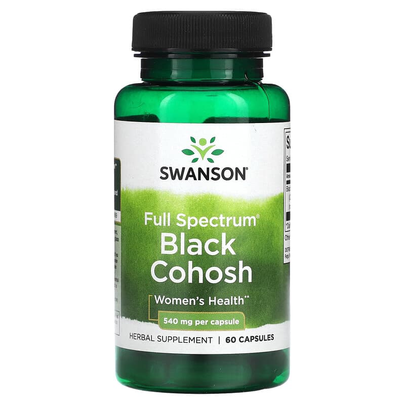 Swanson Full Spectrum Black Cohosh 540 mg 60 Capsules 8 Thực phẩm chức năng Swanson Full Spectrum Black Cohosh 540 mg 60 Capsules 087614113449