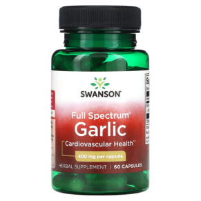 Thực phẩm chức năng Swanson Full Spectrum Garlic 400 mg 60 Capsules 087614112633
