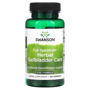 Thực phẩm chức năng Swanson Full Spectrum Herbal Gallbladder Care 60 Capsules 087614114927