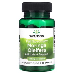 Thực phẩm chức năng Swanson Full Spectrum Moringa Oleifera 400 mg 60 Capsules 087614113906