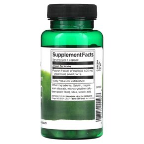 Swanson Full Spectrum Passion Flower 500 mg 60 Capsules 3 Thực phẩm bổ sung Swanson Full Spectrum Passion Flower 500 mg 60 Capsules 087614111438