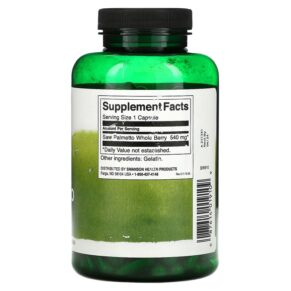 Thực phẩm bổ sung Swanson Full Spectrum Saw Palmetto 540 mg 250 Capsules 087614019109