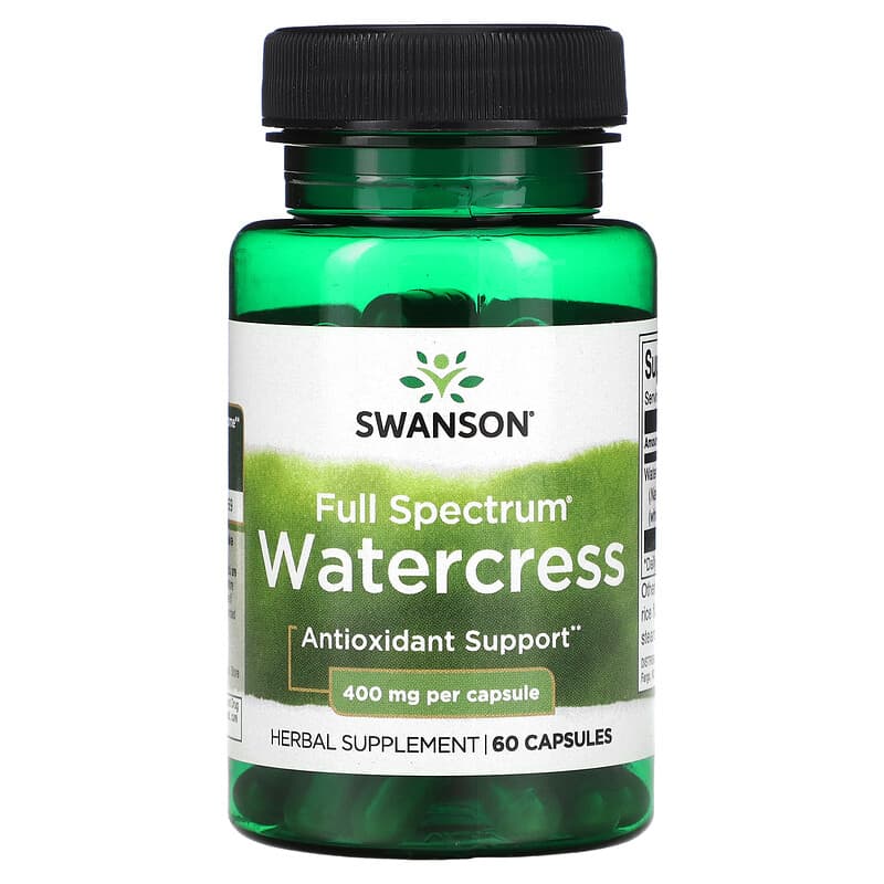 Swanson Full Spectrum Watercress 400 mg 60 Capsules 8 Thực phẩm chức năng Swanson Full Spectrum Watercress 400 mg 60 Capsules 087614115801