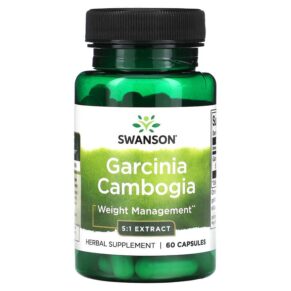 Thực phẩm chức năng Swanson Garcinia Cambogia 5:1 Extract 60 Capsules 087614115788