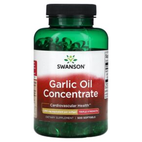 Thực phẩm chức năng Swanson Garlic Oil Concentrate 1.500 mg 500 Softgels 087614014029