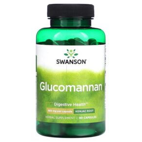 Thực phẩm chức năng Swanson Glucomannan 665 mg 90 Capsules 087614117430