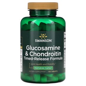 Thực phẩm chức năng Swanson Glucosamine & Chondroitin 120 Tablets 087614020365