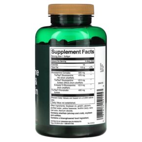 Thực phẩm bổ sung Swanson Glucosamine Complex & Chondroitin Sulfate 120 Softgels 087614021553