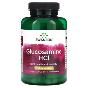 Thực phẩm chức năng Swanson Glucosamine HCI 1.500 mg 100 Tablets 087614018423