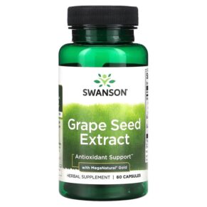 Thực phẩm chức năng Swanson Grape Seed Extract with MegaNatural Gold 60 Capsules 087614142913