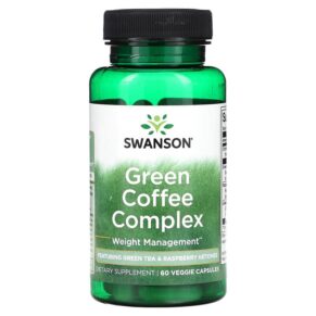 Thực phẩm chức năng Swanson Green Coffee Complex 60 Veggie Capsules 087614040776