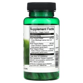 Thực phẩm bổ sung Swanson Green Energy Blend 60 Veggie Caps 087614060507