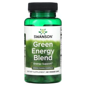 Thực phẩm chức năng Swanson Green Energy Blend 60 Veggie Caps 087614060507