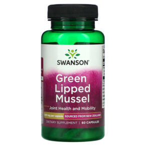 Thực phẩm chức năng Swanson Green Lipped Mussel 500 mg 60 Capsules 087614114347