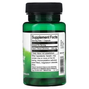 Thực phẩm bổ sung Swanson Heart Glandular 250 mg 60 Capsules 087614112268