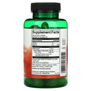 Swanson High Concentrate Omega-3 120 Mini Softgels 3 Thực phẩm bổ sung Swanson High Concentrate Omega-3 120 Mini Softgels 087614170954