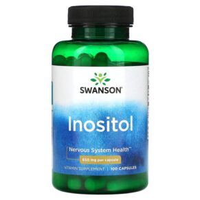 Thực phẩm chức năng Swanson Inositol 650 mg 100 Capsules 087614018744