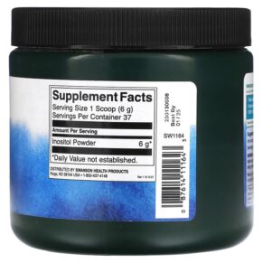 Thực phẩm bổ sung Swanson Inositol Powder 8 oz (227 g) 087614111643